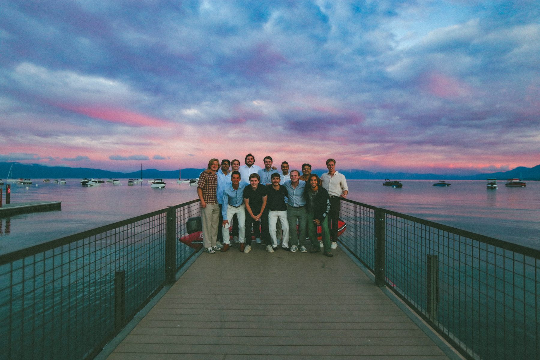 The pier at sunset — Tahoe '26